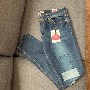 WAM Dark Blue Destroyed Skinny Jeans